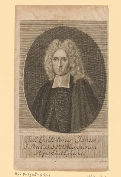 Portret van Johann Wilhelm Jahn