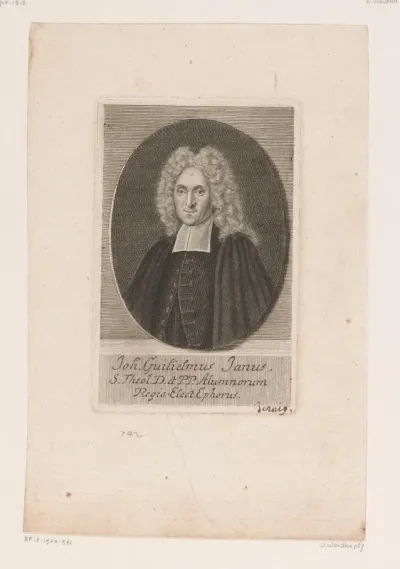 Portret van Johann Wilhelm Jahn
