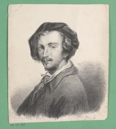 Portret van Johann Wilhelm Kaiser
