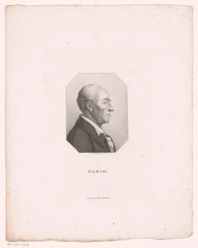 Portret van Johann Wilhelm Ludwig Gleim