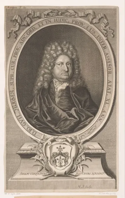 Portret van Johann Wilhelm Magen