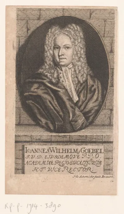 Portret van Johann Wilhelm von Göbel