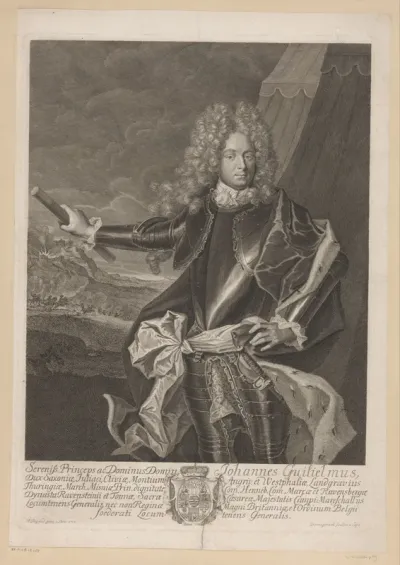 Portret van Johann Wilhelm von Sachsen-Gotha