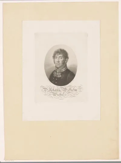 Portret van Johann Wilhelm von Wiebel