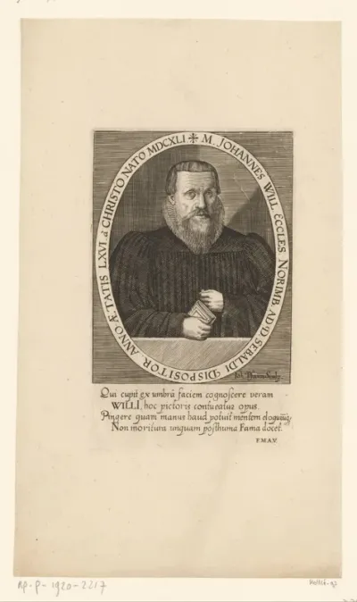 Portret van Johann Will
