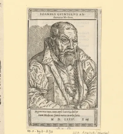 Portret van Johann Winter von Andernach