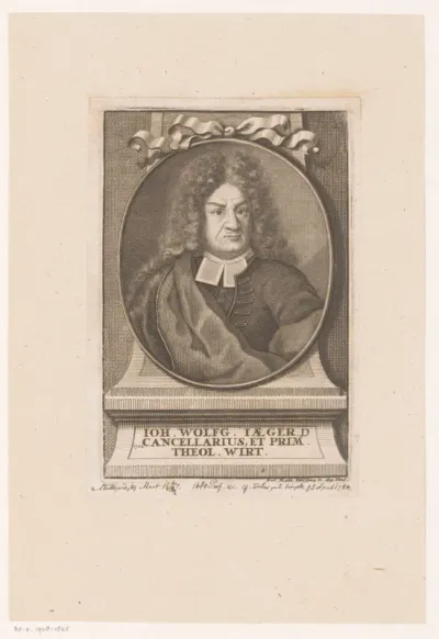 Portret van Johann Wolfgang Jäger