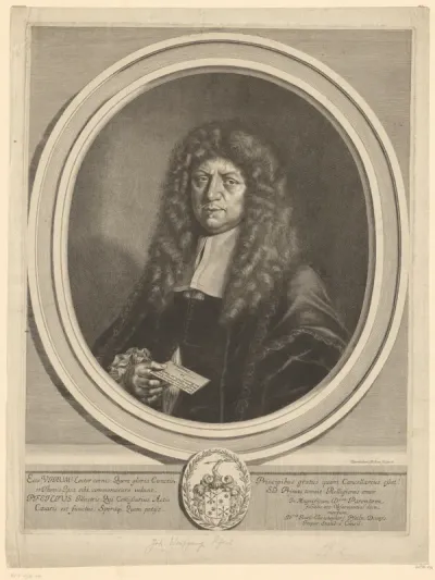 Portret van Johann Wolfgang Pfeil