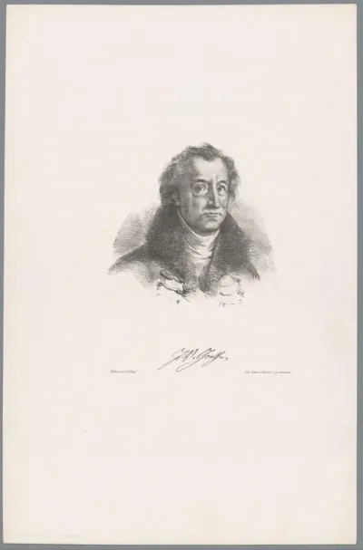 Portret van Johann Wolfgang von Goethe
