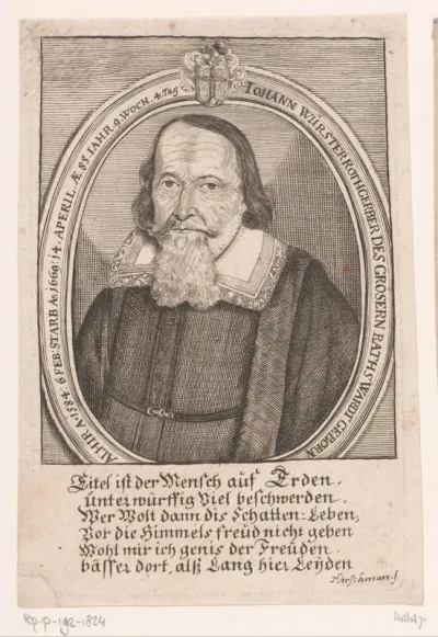 Portret van Johann Wurster