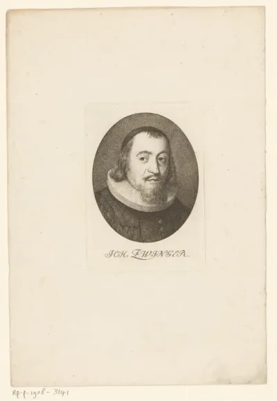 Portret van Johann Zwinger