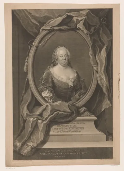 Portret van Johanna Christiana Kees