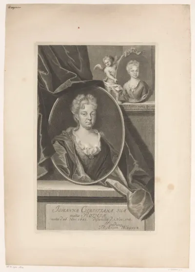 Portret van Johanna Christiana Wagner