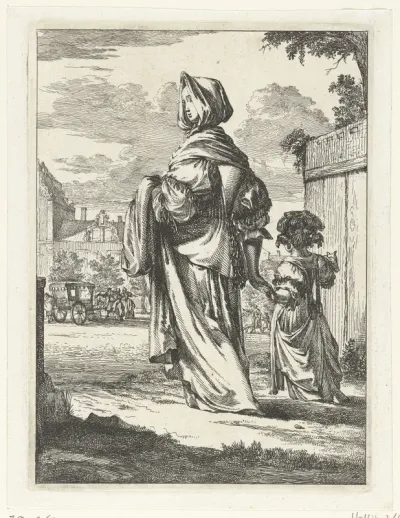 Portret van Johanna Cornelia Wattier als Agrippina in het toneelstuk Britannicus