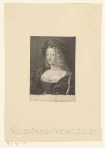 Portret van Johanna de Waanzinnige