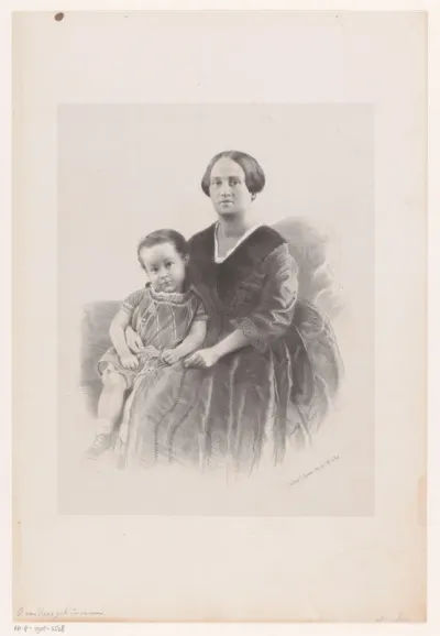Portret van Johanna Henriëtte Rees-Lucassen