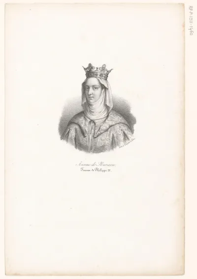 Portret van Johanna I van Navarra