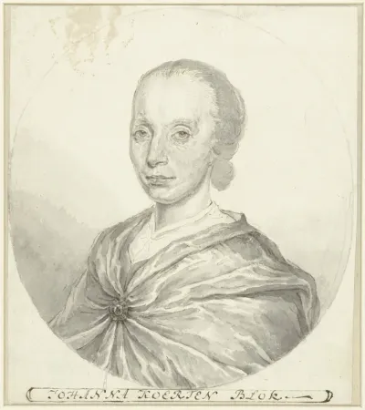 Portret van Johanna Koerten Blok