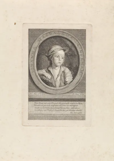 Portret van Johanna Magdalena Lindeman