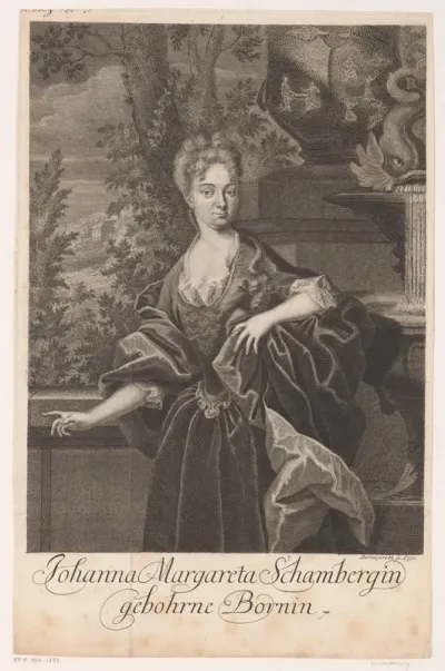 Portret van Johanna Margaretha Schamberg