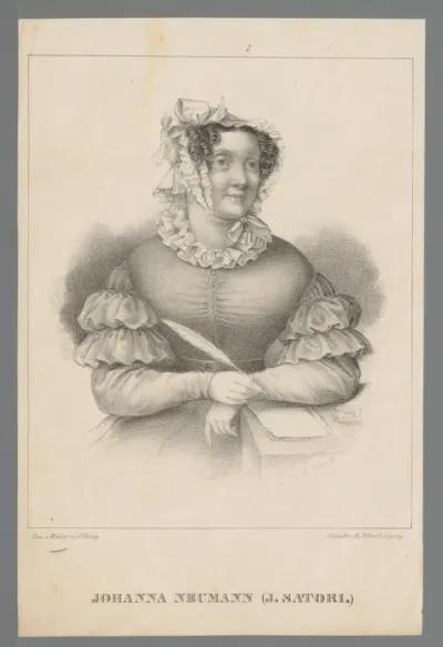 Portret van Johanna Neumann