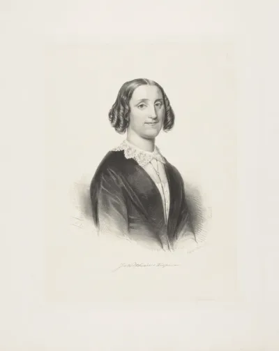 Portret van Johanna Nolthenius-Koopman