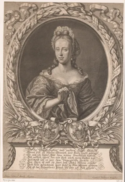 Portret van Johanna Regina Winckler