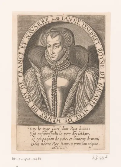 Portret van Johanna van Albret