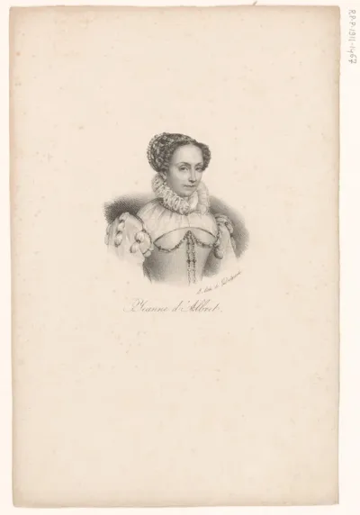 Portret van Johanna van Albret