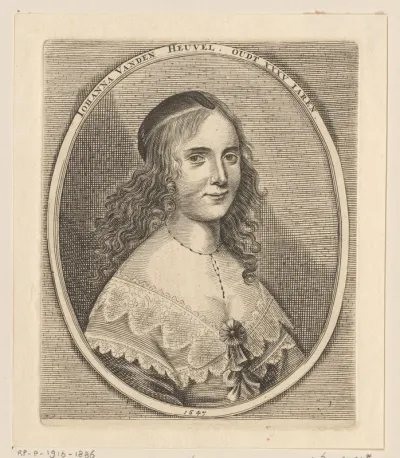 Portret van Johanna van den Heuvel