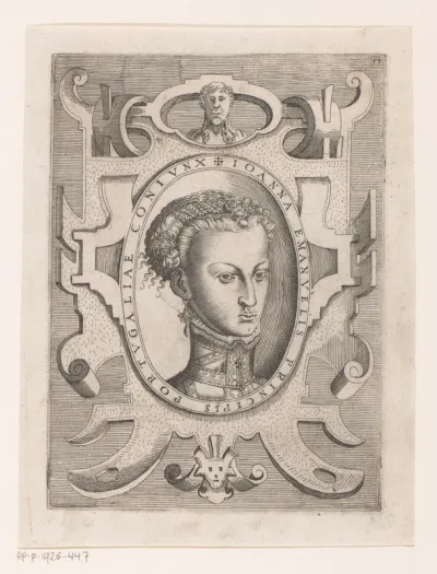 Portret van Johanna van Habsburg