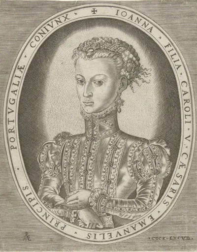 Portret van Johanna van Habsburg