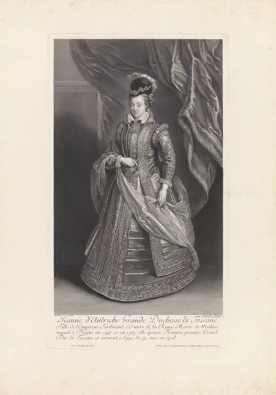 Portret van Johanna van Oostenrijk