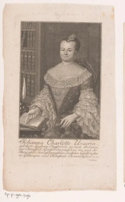 Portret van Johanne Charlotte Unzer