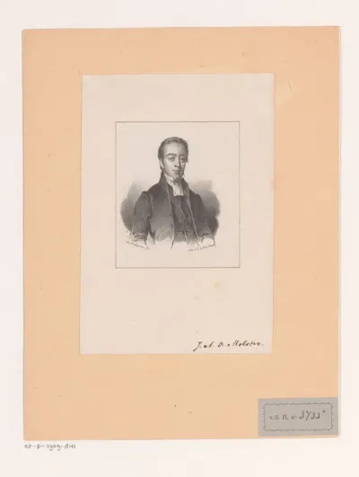 Portret van Johannes Abraham Dederiks Molster