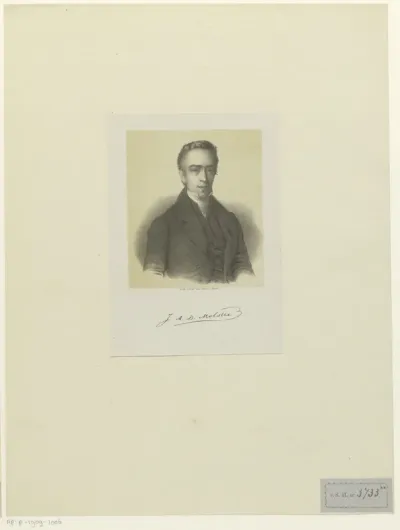 Portret van Johannes Abraham Dederiks Molster