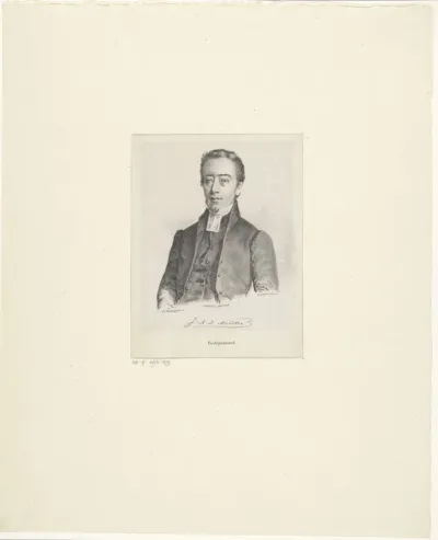 Portret van Johannes Abraham Dederiks Molster