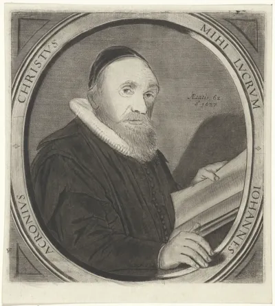 Portret van Johannes Acronius