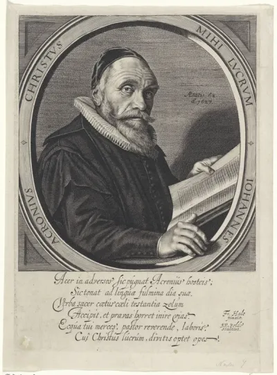 Portret van Johannes Acronius