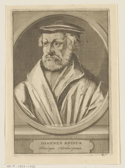 Portret van Johannes Aepinus