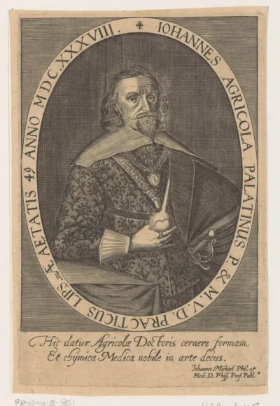 Portret van Johannes Agricola II op 49-jarige leeftijd