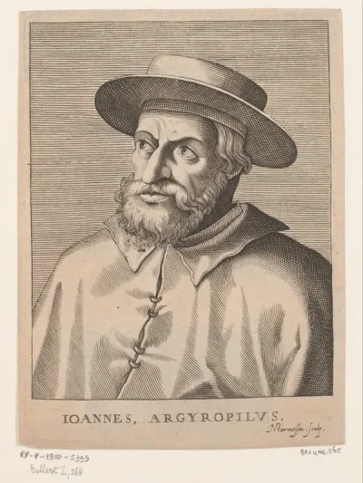 Portret van Johannes Argyropylus