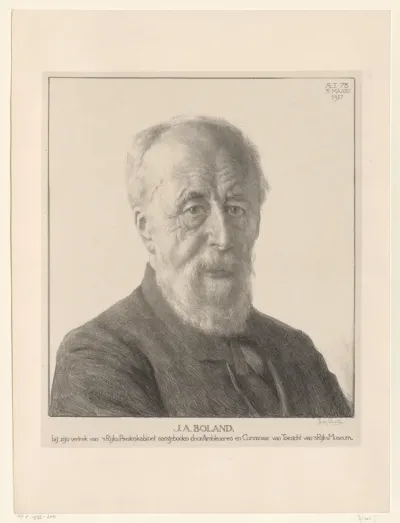 Portret van Johannes Arnoldus Boland