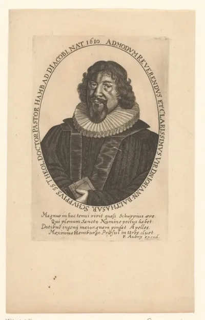 Portret van Johannes Balthasar Schupp
