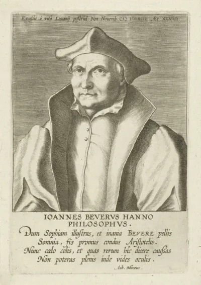 Portret van Johannes Beverus