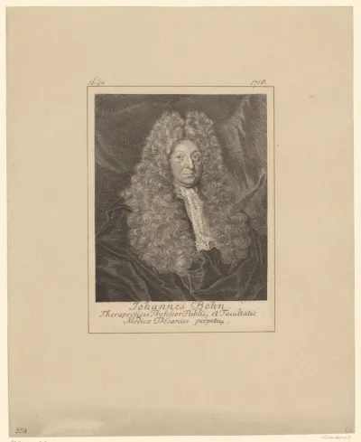 Portret van Johannes Bohn
