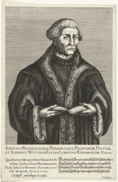 Portret van Johannes Bugenhagen