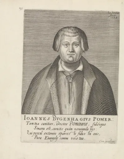 Portret van Johannes Bugenhagen