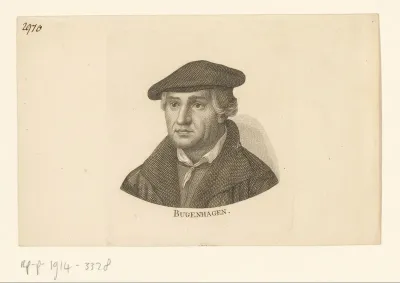 Portret van Johannes Bugenhagen