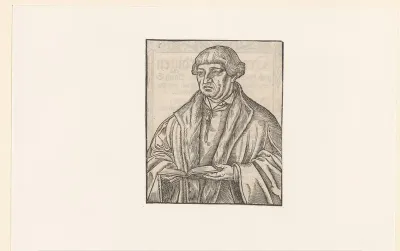 Portret van Johannes Bugenhagen